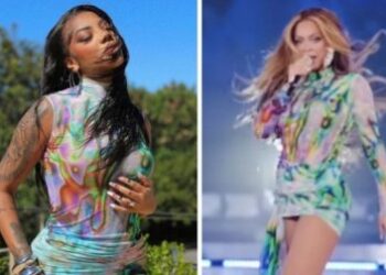 Ludmilla conta que foi notada por Beyonc aps usar vestido igual