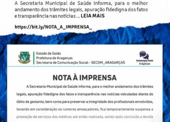 Prefeitura afasta médicos e abre sindicância para apurar atendimento de gestante que veio a óbito.