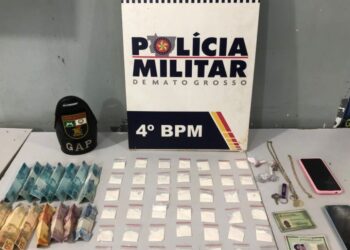Polícia Militar prende casal com 46 porções de drogas em Várzea Grande
