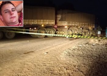 Piloto de moto de alta cilindrada colide em carreta e morre em MT