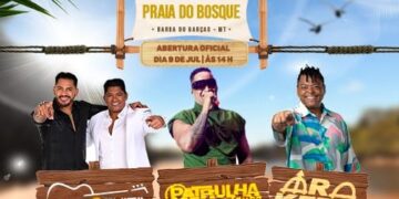 Praia do Bosque: Prefeitura de Barra do Garças divulga programação para temporada de praia 2023.