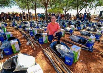 Dr. Eugênio distribui quase 250 kits de ferramentas para agricultures familiares de Nova Xavantina, Confresa, Bom Jesus e Serra Nova.
