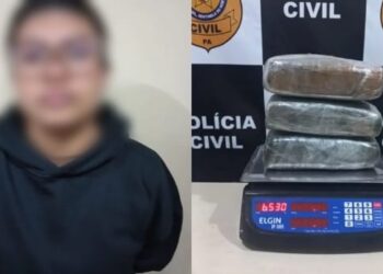 Polícia civil prende mulher que transportava mais de 6kg de droga em mala