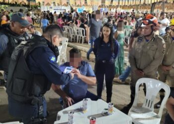 Ação educativa orienta população durante o ‘Arraiá de São Pedro’