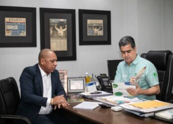 Prefeito Emanuel Pinheiro e deputado Juca do Guaraná Filho discutem obras e parcerias por Cuiabá