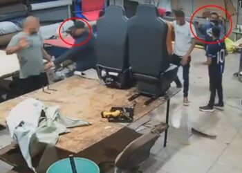 Câmera flagra ladrões armados roubando empresa; um foi morto