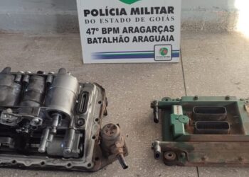 Policia Militar de Aragarças -GO prende um dos autores de furto de módulos de caminhão ocorrido na em Barra do Garças -MT