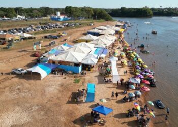 Temporada de Praia em Aragarças tem números surpreendentes.