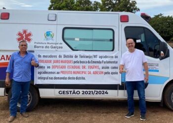 Moradores de Toricueije recebem ambulância que beneficiará 700 famílias na região.