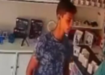 Elemento “cara limpa” furta loja de celular em Itaituba, no PA