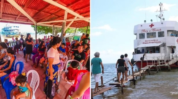 Barco hospital Papa Francisco encerra 78ª expedição nesta quarta, 16,