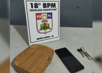 Jovem é presa com 1 kg de droga após desembarcar de balsa em Monte Alegre, no PA