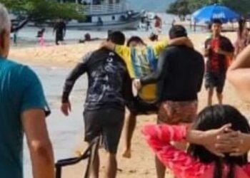 Policial Militar de folga evita morte de adolescente na praia do Aramanaí