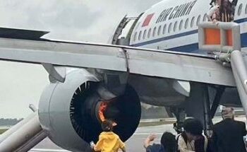 Avio faz pouso de emergncia por causa de incndio