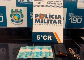 Policia militar prende funcionário por furto em mercado em Barra do Garças.