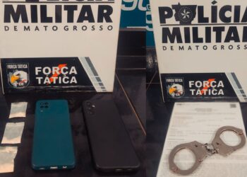 três suspeitos são detidos em Barra do Garças por uso de drogas e mandato de prisão em aberto.