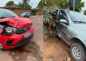 Condutor avança preferencial e causa acidente em Itaituba