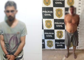 Dois homem são presos pela polícia em Jacareacanga, no PA