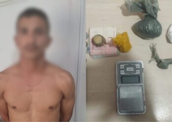Homem é preso suspeito de tráfico de drogas no distrito de campo verde