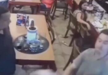 Valento agride garom em pizzaria com socos e preso em MT; vdeo