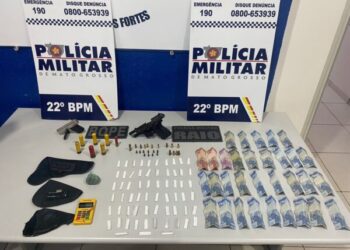 Polícia Militar prende dois homens por tráfico de drogas em Guarantã do Norte