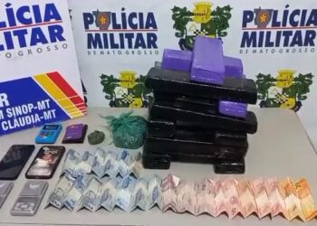 PM prende suspeito por tráfico de drogas e apreende tabletes de maconha
