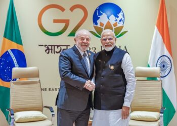 Em comunicado, Brasil e Índia ressaltam estreita colaboração para enfrentar os desafios contemporâneos