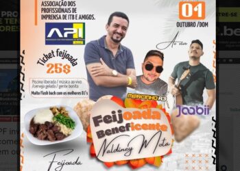 Associação dos Profissionais de Imprensa organiza feijoada beneficente em apoio a Naldiney Motta, em Itaituba
