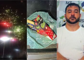 Facção solta fogos em homenagem a integrante que morreu