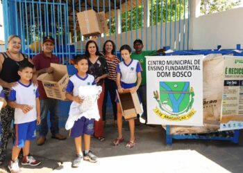 Gestão Ricardo Galvão intensifica ações de educação ambiental na escolas de Aragarças.