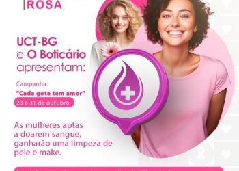 Banco de Sangue de Barra do Garças e O Boticário promovem campanha “Cada gota tem amor”, até o dia 31 de outubro.