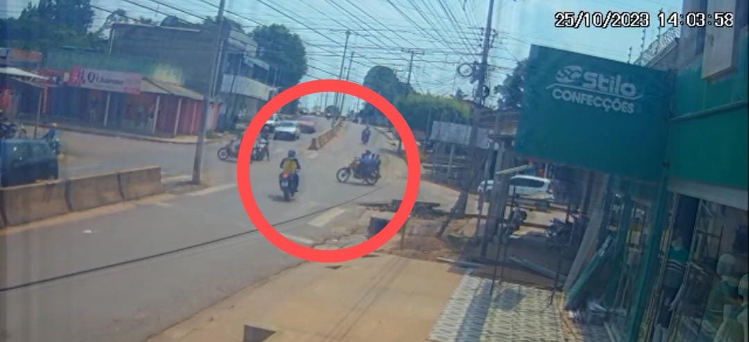 Duas motocicletas colidem no bairro santo antônio em Itaituba, no