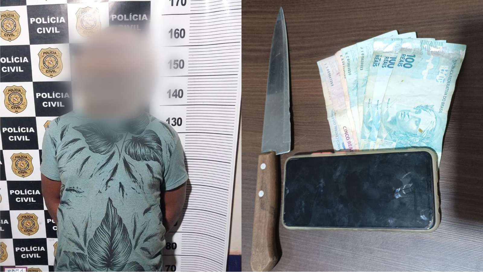 Homem é preso suspeito lesão corporal e ameaça na zona