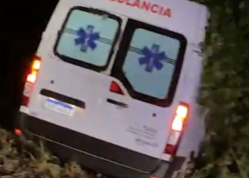 Policia age rapidamente e recupera ambulância furtada e prende suspeito.