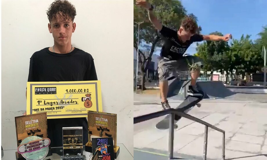 Itaitubense é selecionado para participar do Campeonato Brasileiro de Skate