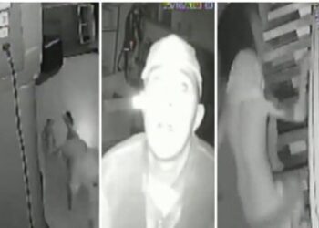 Bandidos rastejam durante furto de R$ 50 mil em equipamentos de empresa