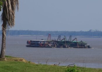 Garimpeiros fogem de fiscalização em Manaus e tentam esconder dragas em Parintins | Amazonas