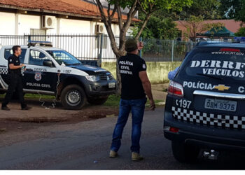 Policia mira loja de peças por receptação de carros roubados em Cuiabá