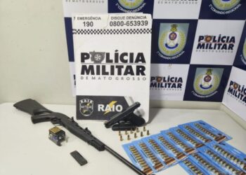 Companhia Raio prende homem com armas de fogo e 163 munições