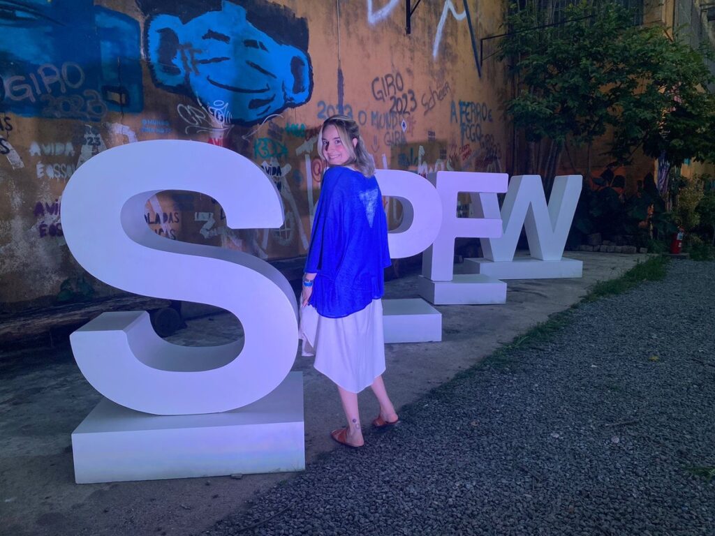 Marca santista expõe peças sustentáveis no São Paulo Fashion Week