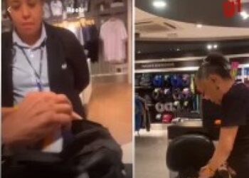 Porta-bandeira fala sobre ter que abrir a bolsa em aeroporto