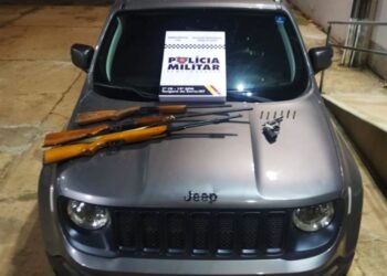 PM prende seis homens e apreende cinco armas de fogo em Tangará