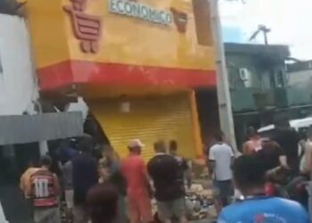 Teto de supermercado desaba, mata mulher e deixa 6 feridos