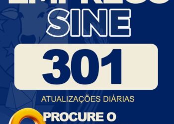 Sine de Barra do Garças divulga 301 novas oportunidades de trabalho.