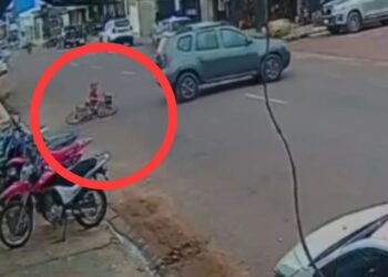 Carro colide em ciclista e foge sem presta socorro em Itaituba