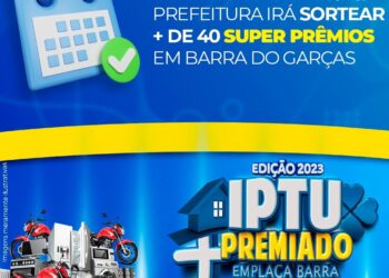 IPTU Premiado e Emplaca Barra”: Prefeitura sorteia mais de 40 super prêmios no dia 1º de dezembro.