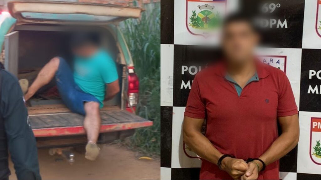 Dois homens são presos pela polícia militar em Placas, no