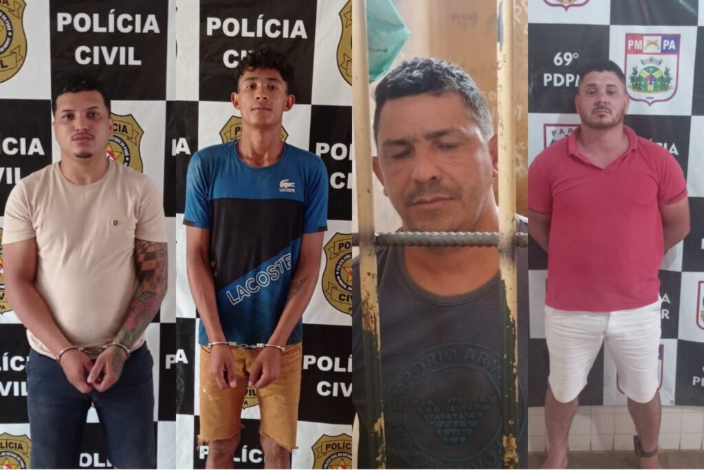 Policia prende 4 homens envolvidos no homicídio em Placas, no