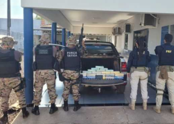 Polícia Militar e PRF prendem homem com 25 kg de cocaína que seriam transportadas para Confresa.