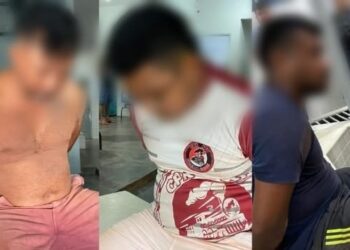 Homens são conduzidos à delegacia após tentarem fugir de abordagem policial